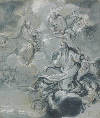 Apotheosis of a Female Saint by Giacomo Farelli